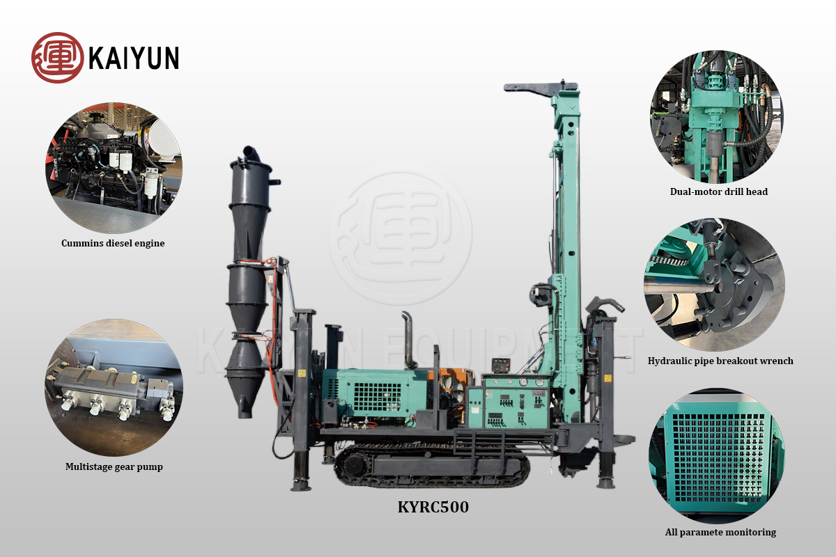 KYRC500 Reverse Circulation Drilling Rig